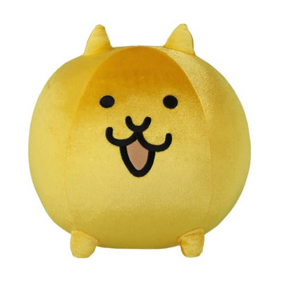 The Battle Cats Official Plush Rich Cat M (11''x11''x11'') Nyanko Dai Shoten PONOS
