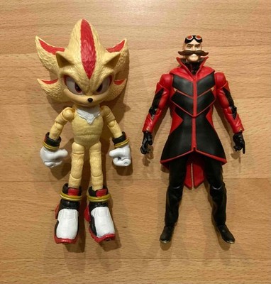 Sonic the Hedgehog Super Shadow Dr. Eggman Action Figures 5 Inch Set