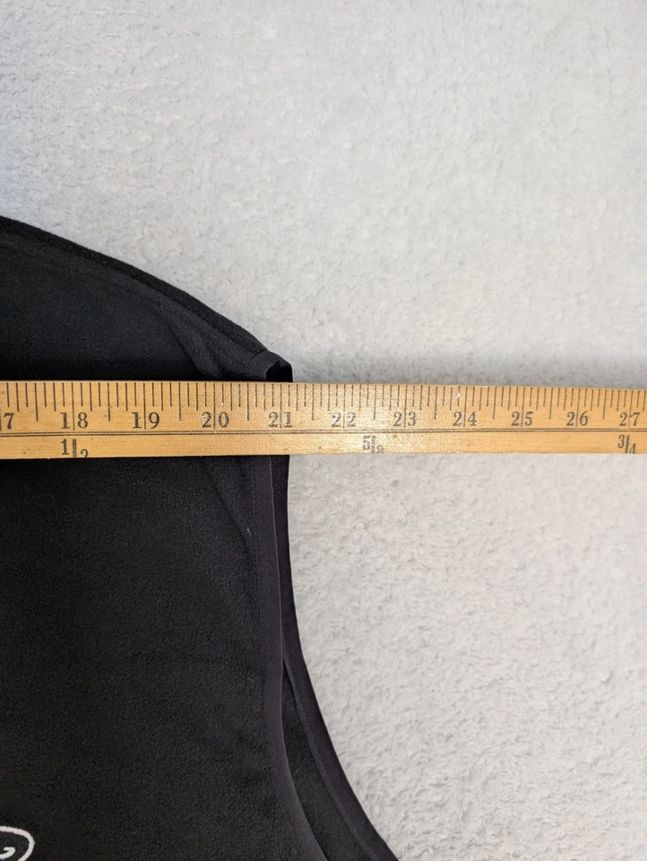 South Carolina Gamecocks Drake Vest Men’s 2X Black Fleece Magnattach Full Zip - Image 4 of 4