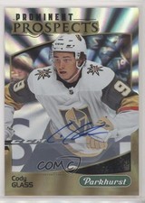 2019-20 Upper Deck Parkhurst Prominent Prospects Gold Cody Glass #PP-25 Auto sq1