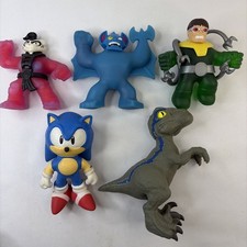 Goo Jit Zu Figure Lot Of 5 Squishy Action Figure Sonic Doc Bengal  More