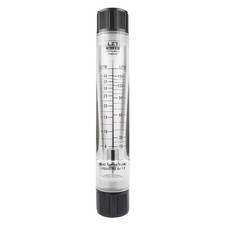 Nxtop Inline Clear Acrylic Water Flowmeter 1PT Dia 4-40 GPM 15-150 LPM