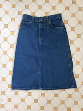 Vintage Lee Denim Skirt 1970s, 26W S