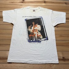 Vintage 1993 Elvis Presley Week Graceland Memorial Graphic Shirt USA Made Large