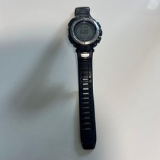 Pro Trek Prw-1500j Digital Watch Solar Powered Altimeter Barometer Tide Graph