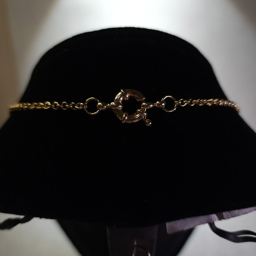 Gold Tone Leaf Charm Necklace Boho Festival Choker Chain 18" Women Beaded Jewelr - Picture 3 of 14