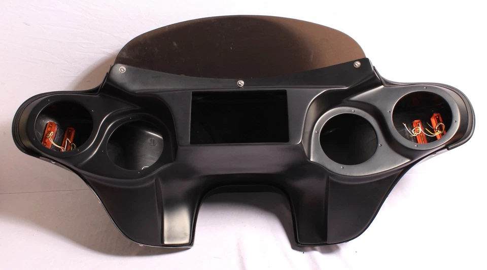 CARENADO BATWING PINTADO PARABRISAS HONDA VTX 1800 R C S T F N 02-UP 5" AGUJEROS Foto 2 de 2