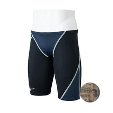 Mizuno GX Sonic Stream Swim Suit Half Spats N2MBC925 Black Charcoal 130 New