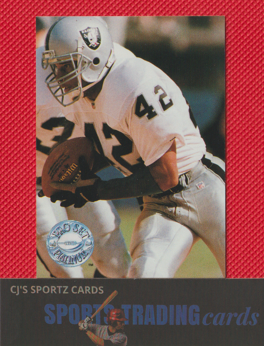 1991 Pro Set Platinum Ronnie Lott #211 Raiders