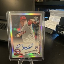 Topps 2014 Chrome Ethan Martin RC Autograph #128 Philadelphia Phillies