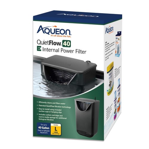 Aqueon QuietFlow E Internal Power Filter For Up To 3, 10, 40 Gallon Aquariums - Picture 9 of 9