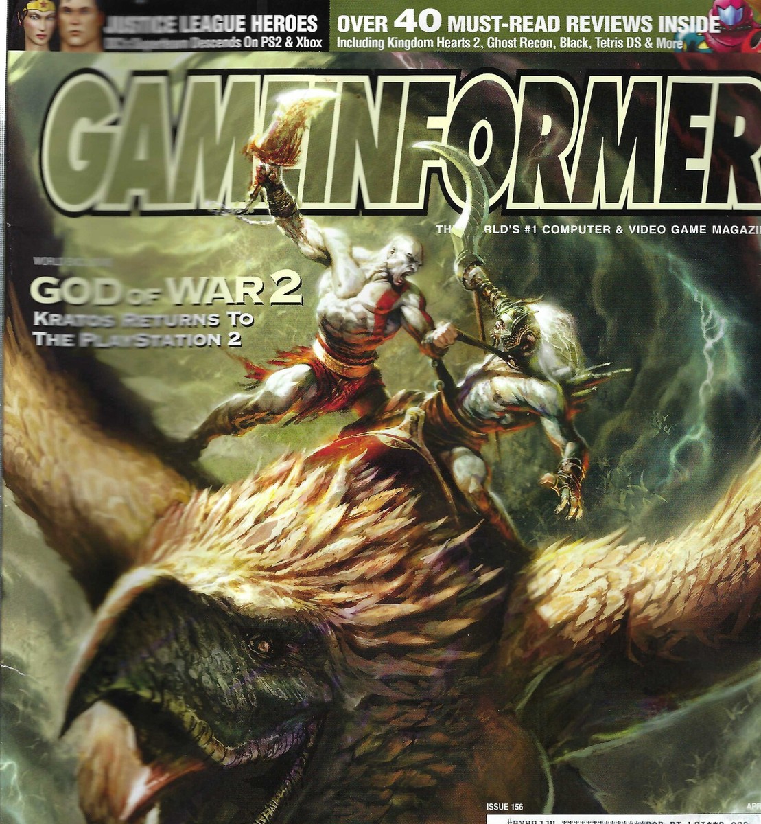 Game Informer magazine, 156, April 2006, God of War 2 | eBay