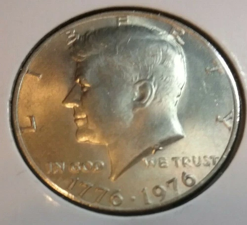Photo of a 1976-P Kennedy Half Dollar from an eBay listing that sold on Jul 21, 2026