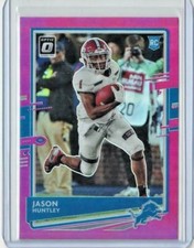 2020 Donruss Optic Pink Prizm Preview RC #254 Jason Huntley