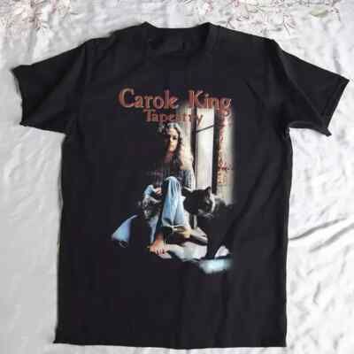 SALE!~ Vtg Carole King Tapestry Album Cotton Black S-5XL Unisex
