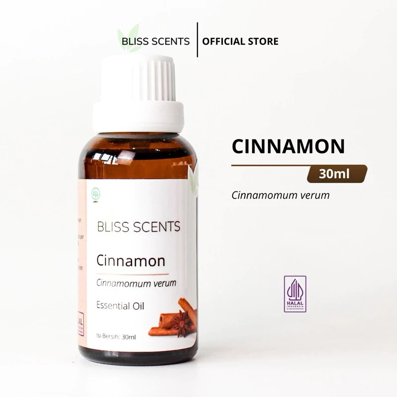BLISS SCENTS Cinnamon Essential Oil Therapeutic Grade Aromatherapy
