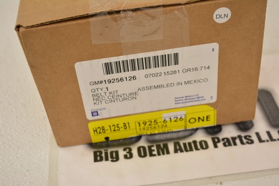 2010 Chevrolet Tahoe Cadillac Escalde GMC Yukon LH Side Seat Belt Kit new OEM - Image 3 of 3