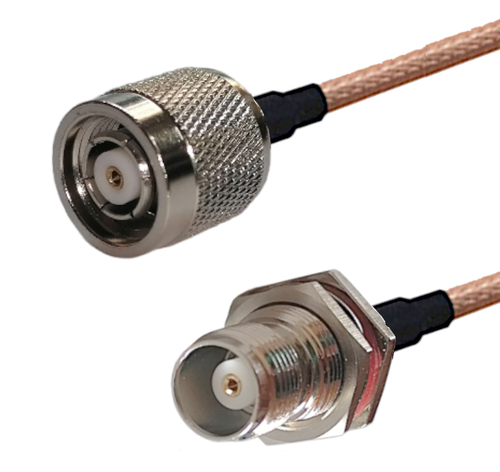 Adaptador RP-TNC TNC macho hembra (2 tipos de mamparo) RG316 máx. 2 m máx. 3 GHz - Imagen 13 de 16