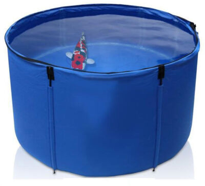 Flexi Bowl Faltbecken Ø90 x 60 cm 380 Liter blau + Tragetasche Wanne Koi Becken
