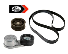 Drive Belt + Tensioner + Idler Pulley for Nissan Frontier Xterra Pathfinder 4.0L