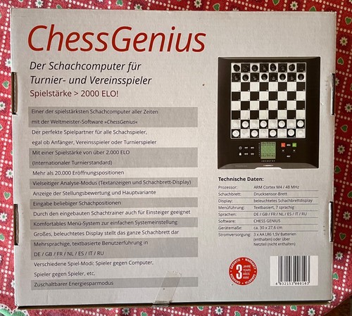 Biete Schachcomputer Millenium Chess Genius - Bild 3 von 14