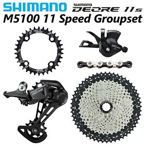 Shimano DEORE M5100 1x11-Speed MTB Groupset 11-46//50//52T M5100 KIT OE