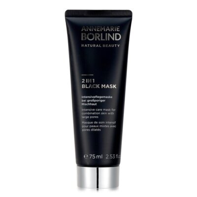 Annemarie Borlind 2 In 1 Black Mask-Intensive Care Mask-Combination 75ml #kath