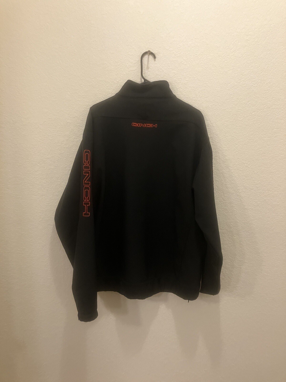 Cinch Men's Solid Bonded Logo Printed Black Jacket - image 4