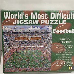 Buffalo Games Jigsaw Puzzle Worlds Most Difficult Jungle 529pcs Double Sided for sale online