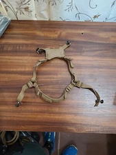 USMC Coyote Helmet 4-Point Retention Chin Strap w/Hardware L/XL