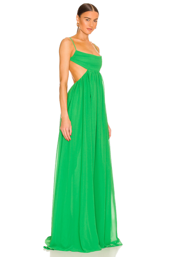 SAU LEE x REVOLVE Giselle Dress Light Green Apple Long 0 NWT $498 - Picture 3 of 3