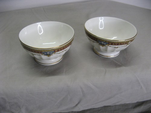 2 beaux petits bols en porcelaine de Sologne Lamotte vers 1930-1950 - Picture 10 of 11