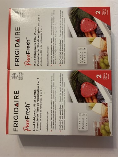 2er-PACK FRIGIDAIRE Pure Fresh 2-in-1 Kühlschrankfilter Combo + Obst & Gemüse sparen - Bild 9 von 9