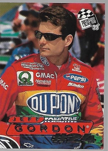 1999 Presseausweis Nascar Jeff Gordon #1 Dupont - Bild 1 von 2