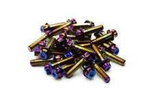 M7 24mm Neo Chrome 2pc 3pc Split Rim Assembly Bolts Bbs Rm Lm Oz Wheels Screws M7 24mm Neo Chrome 2pc 3pc Split Rim Assembly Bolts Bbs Rm Lm Oz Wheels Screws
