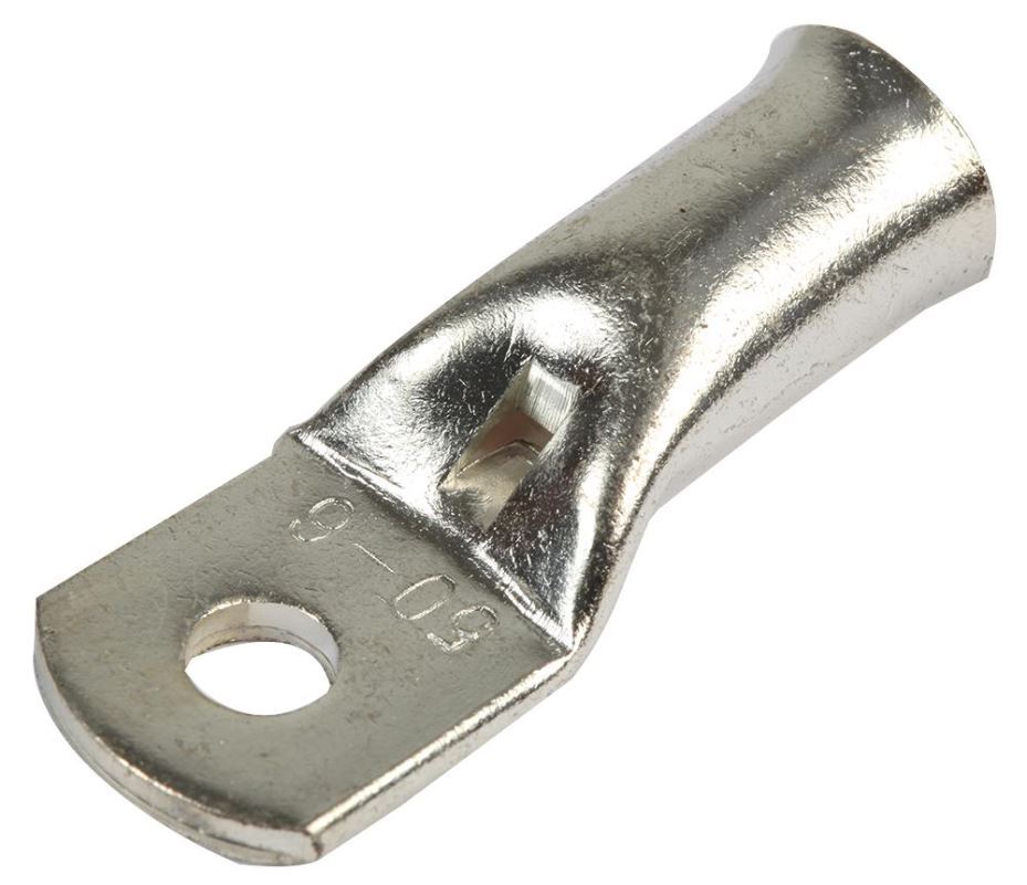 CONCORDIA TECHNOLOGIES - 50mm² Copper Crimp Terminal Lug, M6, Pack of 10