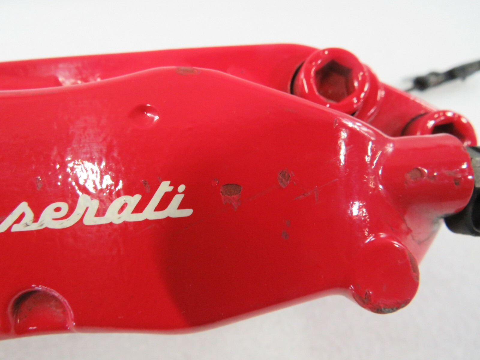 2009-2013 Maserati Quattroporte, LH, Left, Rear Brake Caliper, Red, Used
