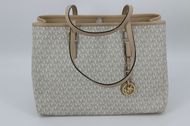 michael kors jet set tote vanilla