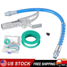 Heavy-Duty Grease Gun Coupler - Quick Connect, Fits Most Grease Guns
