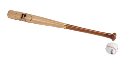 Mazza da baseball in legno con palla da baseball - Bild 1 von 4