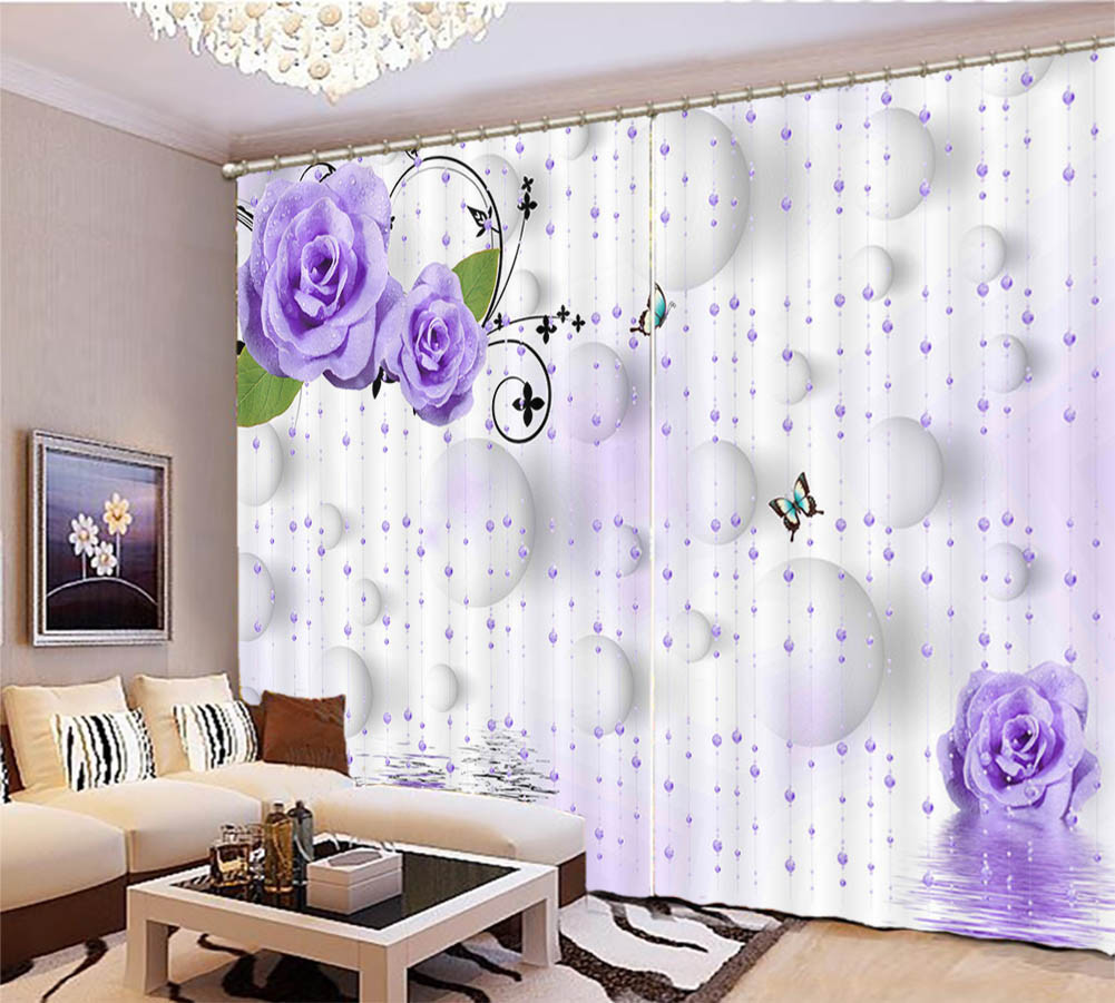 EASY WAY PEEL Willow 3D Curtain Blockout Photo Printing Curtains Drape EASY WAY PEEL Willow 3D Curtain Blockout Photo Printing Curtains Drape
