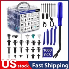 1000x Car Retainer Clips Auto Fasteners Push Trim Clips Pin Rivet Bumper Kit