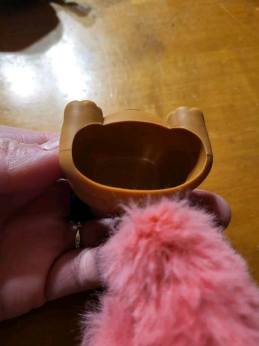 Bath & Body Works Squirrel with Fuzzy Pink Tail Pocketbac Antibacterial Holder - Picture 5 of 6