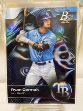 🔥🔥🔥2023 TOPPS BOWMAN PLATINUM RYAN CERMAK TAMPA BAY RAYS💥💥💥