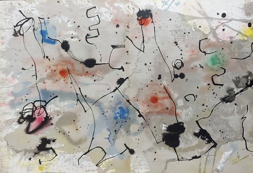 Derriere Le Miroir Trifold Lithograph Joan Miro - Picture 6 of 7