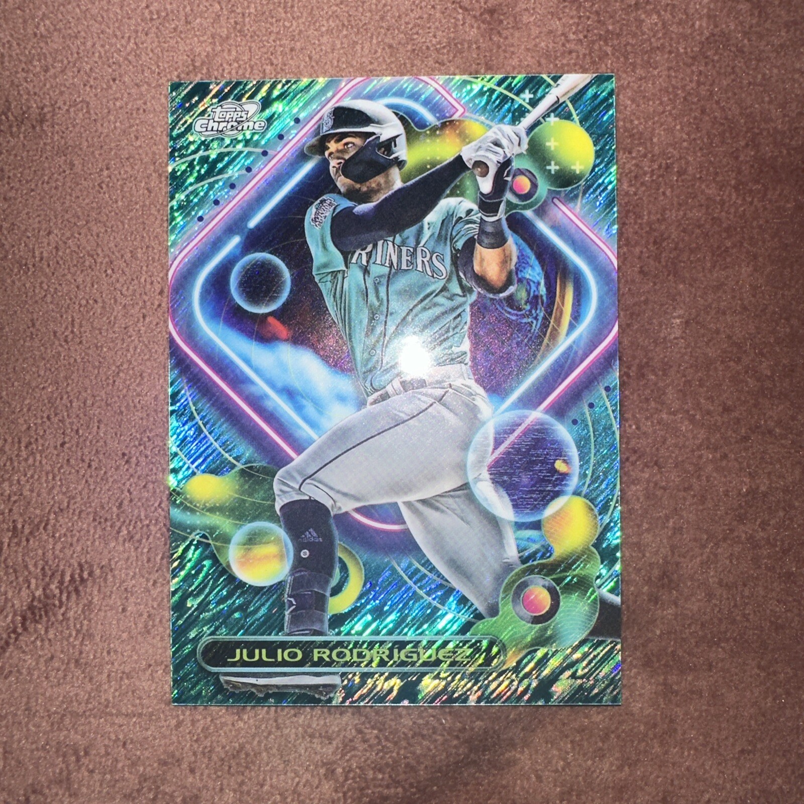 Julio Rodriguez 2023 Topps Cosmic Chrome Aqua Equinox 44 MINT #/199