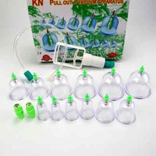 12/6 Pcs Vacuum Cupping Cans Device for Massage Meridian Therapy Suction Cans