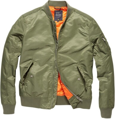 Vintage Industries Bomberjacke Blouson Welder Jacket Light Olive