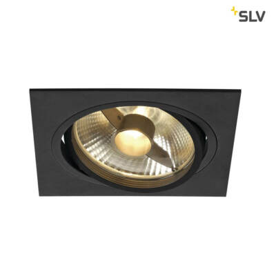 SLV 113830 NEW TRIA ES111 SQUARE Einbauleuchte schwarz GU10 max. 75W inkl. ...