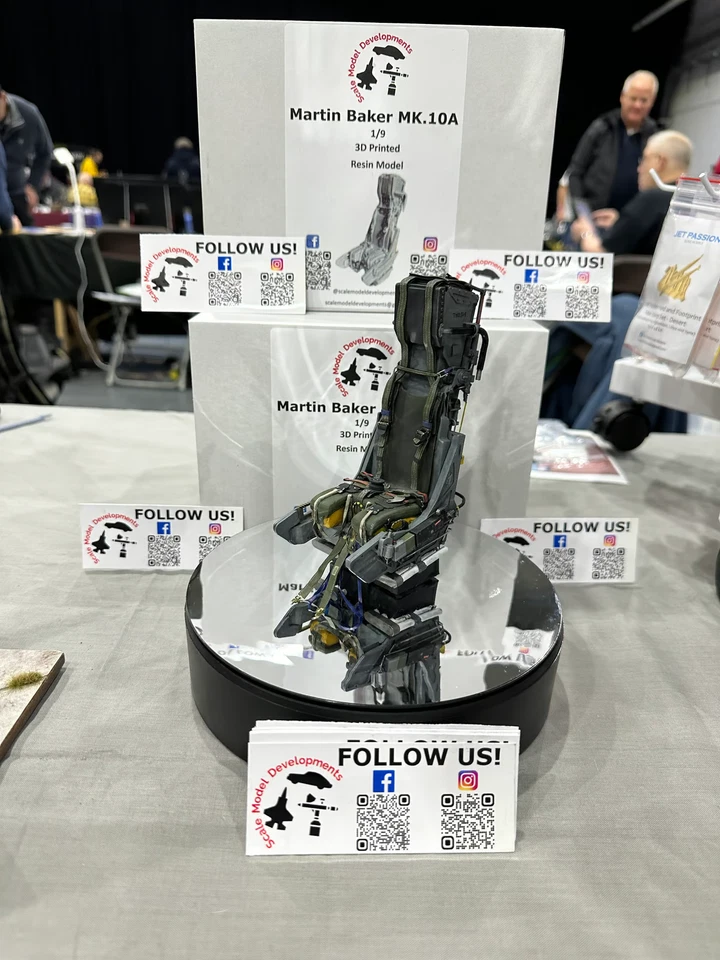 SMD 1:9 Martin Baker MK.10 ejection seat, Resin 3D printed - Image 3 of 4